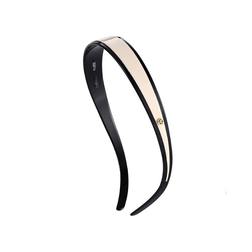 Headband Resin Black Off White Comfortable Non-slip for Women Hair Fashion